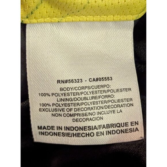 Nike Dri-Fit Oregon Ducks Running Shorts Small Black & Yellow Stripe Design - Picture 10 of 10